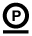 Symbole de nettoyage à sec : P dans un rond avec barre en dessous