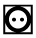 Symbole séchage en tambour 2 points