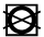 Symbole séchage en tambour barré