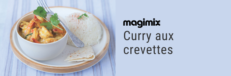 Recette : Curry aux crevettes