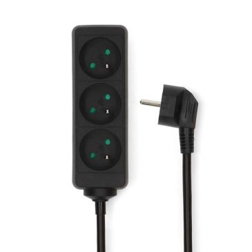 Bloc 3 prises avec interrupteur - ESOC315E1BK