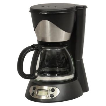 Cafetière filtre 6 tasses programmable Noire & Inox - KSMD230T