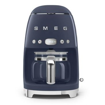 Cafetière filtre 10 tasses programmable Bleu Navy - Années 50 - DCF02NBEU