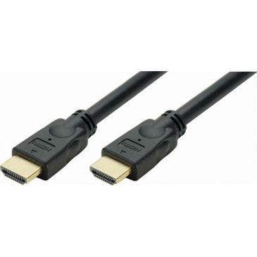 Cordon HDMI gold  A mâle à mâle 2 m noir