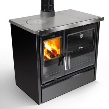 Cuisinière à bois ETNA7TNOIRTIRFR