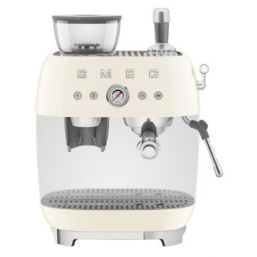 Expresso avec broyeur Crème - Années 50 - EGF03CREU