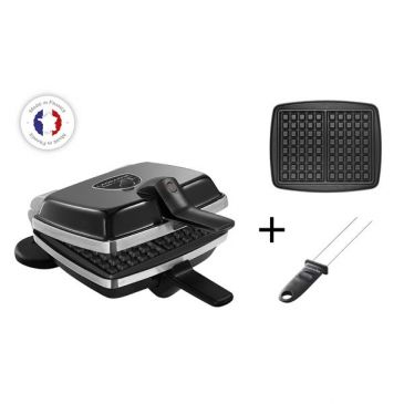 Gaufrier Noir - Super 2 + pic à gaufres - 039126