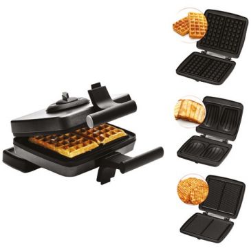 Gaufrier + croque + gaufrettes Noir - Cool Touch - FRI022824512BLP