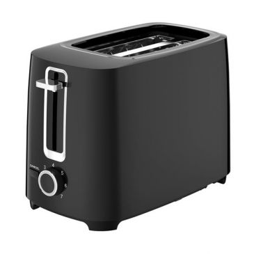 Grille-pain 2 fentes Noir - Kitchen Studio - KSTOASTBLACK2T