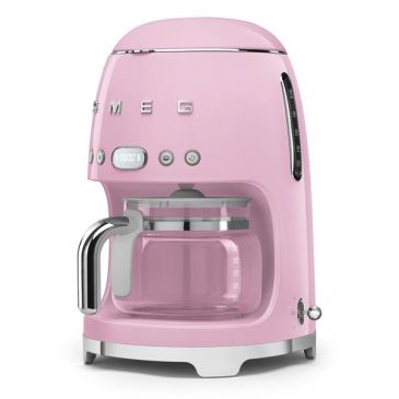 Cafetière filtre 10 tasses programmable Rose - Années 50 - DCF02PGEU
