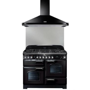 Pack Piano de cuisson + hotte + crédence CDL110DFBL/C-FP3