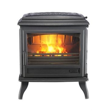 Poêle à bois vintage - 366149PEINTANTHRACITE