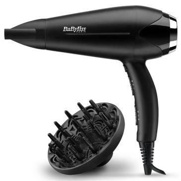 Sèche-cheveux Babyliss Paris Noir - Turbo Smooth - D572DE
