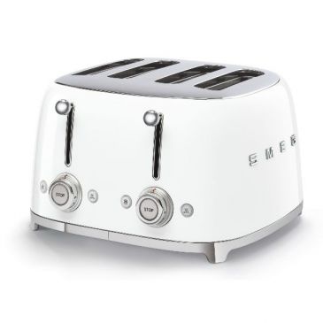 Toaster 4 tranches Blanc Brillant - Années 50 - TSF03WHEU
